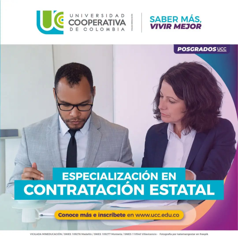 💡Aprende sobre el manejo eficiente de plataformas para acceder a la contratación pública con estudio y análisis de pliego de requisitos estudiando la Especialización en Contratación Estatal de la Universidad Cooperativa de Colombia