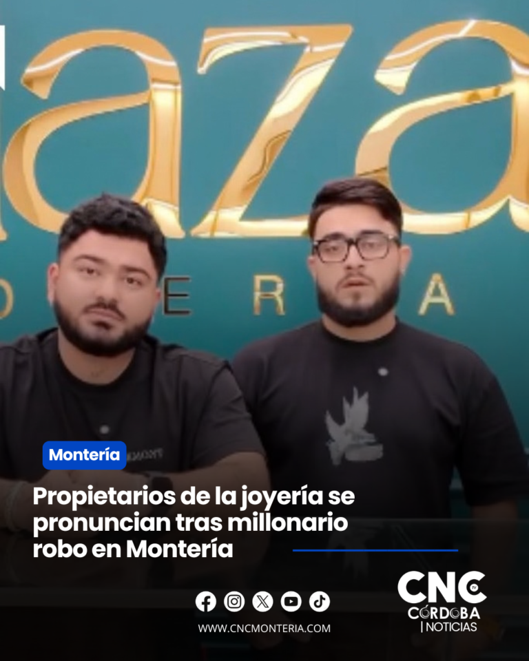 Propietarios enviaron mensaje de la joyería Mazal tras el millonario robo de oro sufrido en Montería