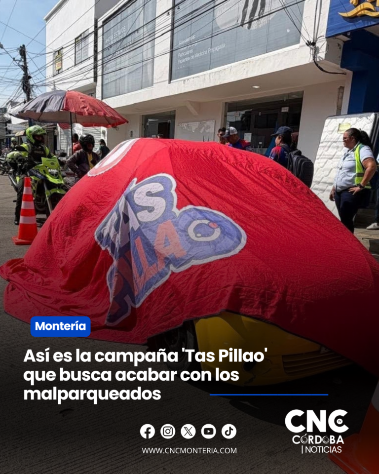 ¡Los tienen en la mira! Así es la estricta campaña ‘Tas Pillao’ que busca acabar con los malparqueados en Montería