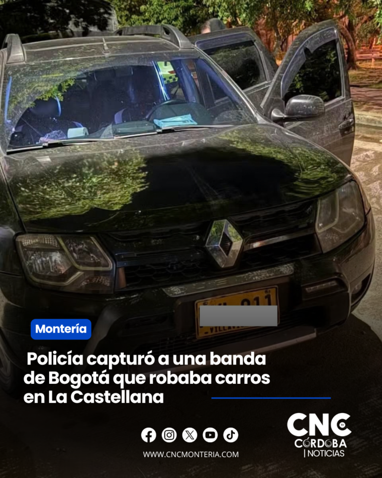 Vecinos alertaron y la Policía capturó a una peligrosa banda de Bogotá que robaba carros en La Castellana