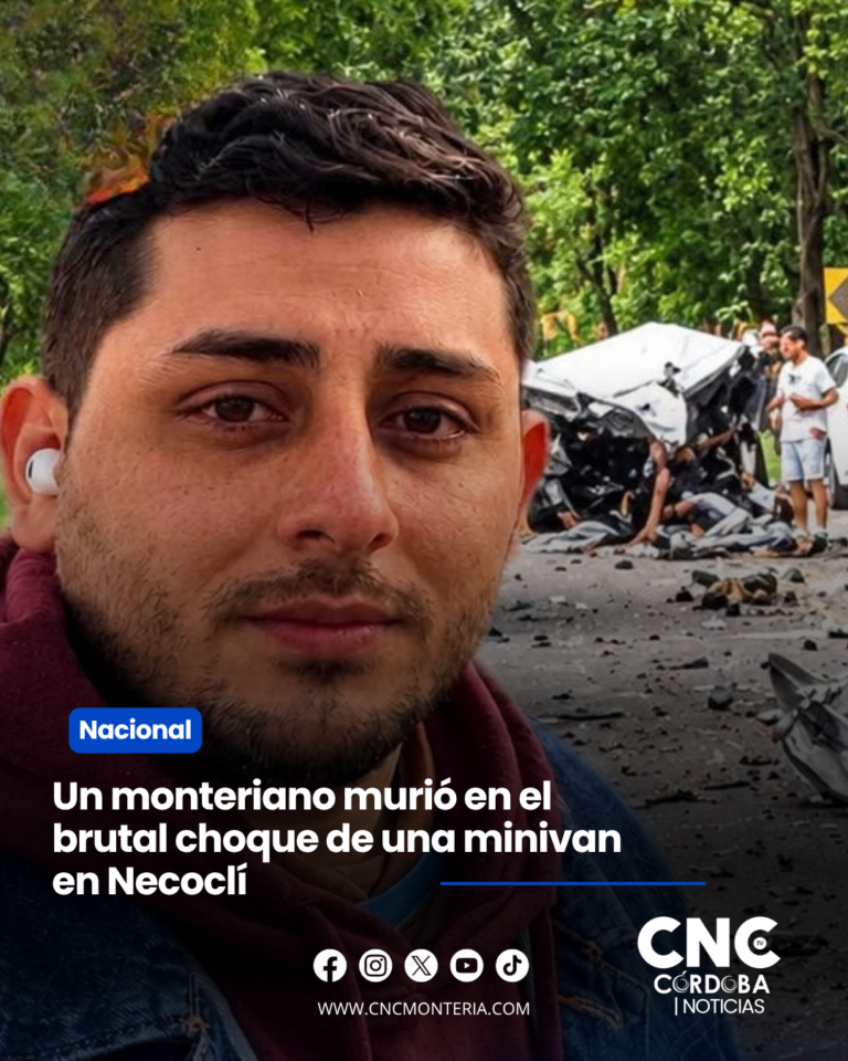 Un monteriano murió en el brutal choque de una minivan que dejó varios fallecidos en Necoclí