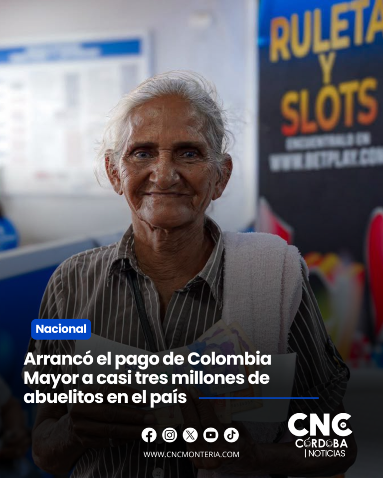 Arrancó el pago de Colombia Mayor para beneficiar a casi tres millones de abuelitos en todo el país
