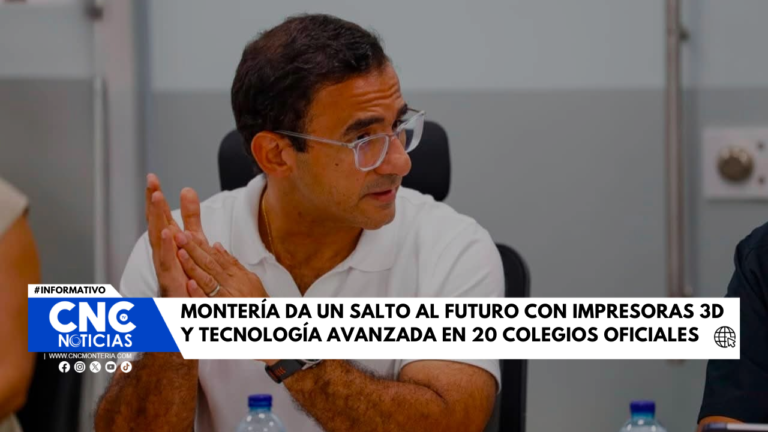 Montería da un salto al futuro con impresoras 3D y tecnología avanzada en 20 colegios oficiales