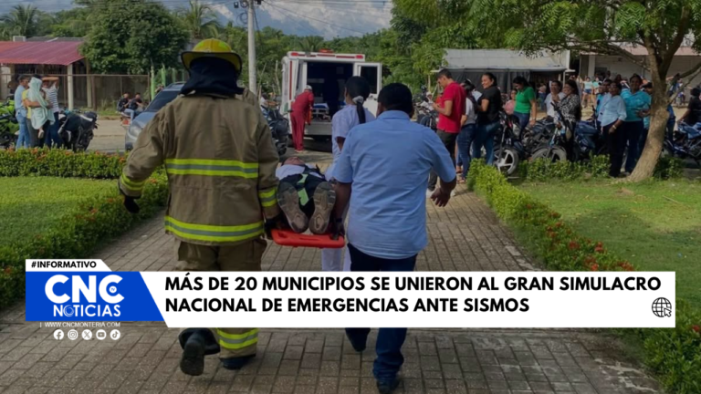 Más de 20 municipios se unieron al gran Simulacro Nacional de Emergencias ante sismos e inundaciones
